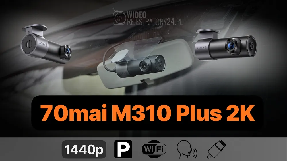 kamera samochodowa 70mai m310 plus 2k